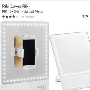 Riki 10X skinny lighted mirror barely used